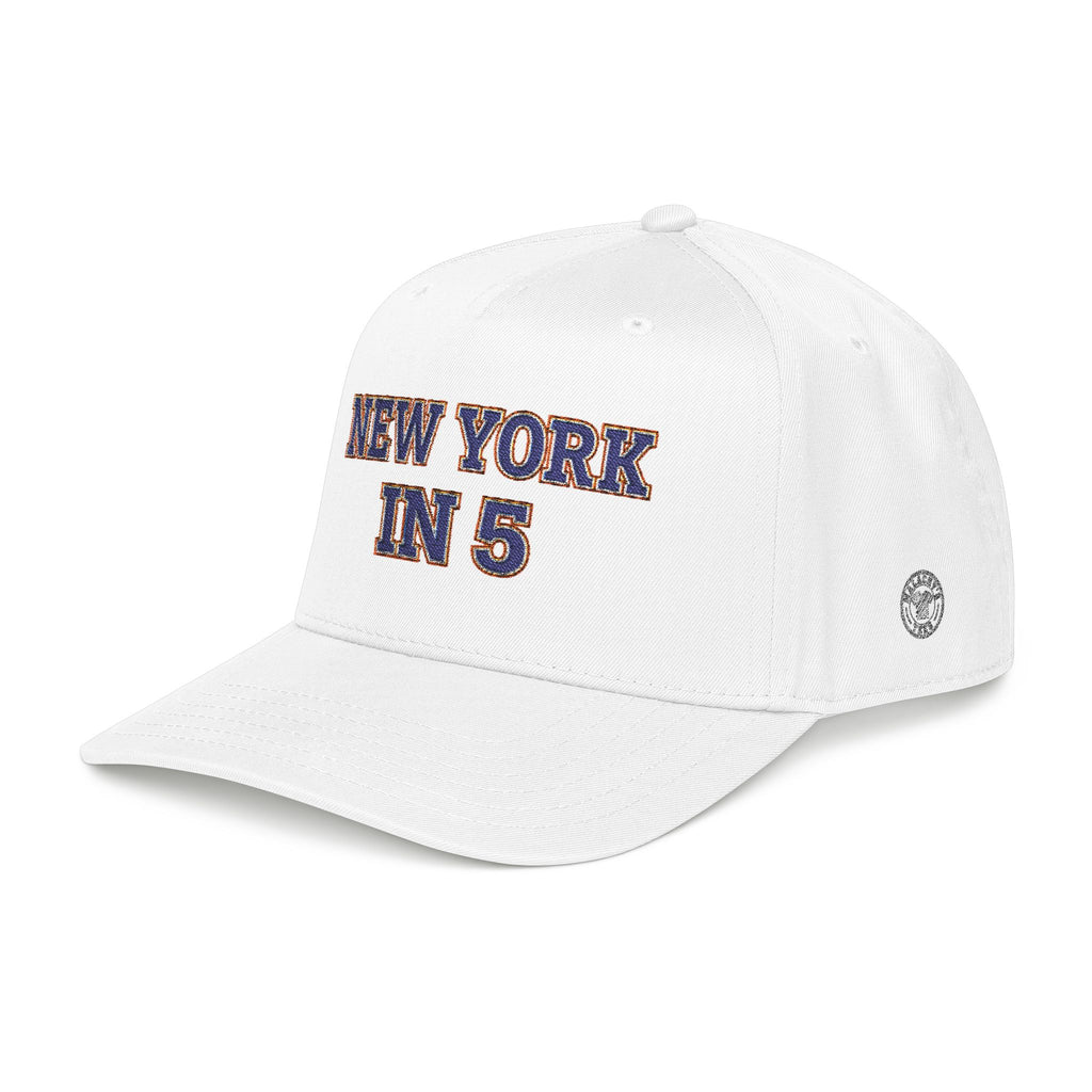 New York In 5 Hat - White