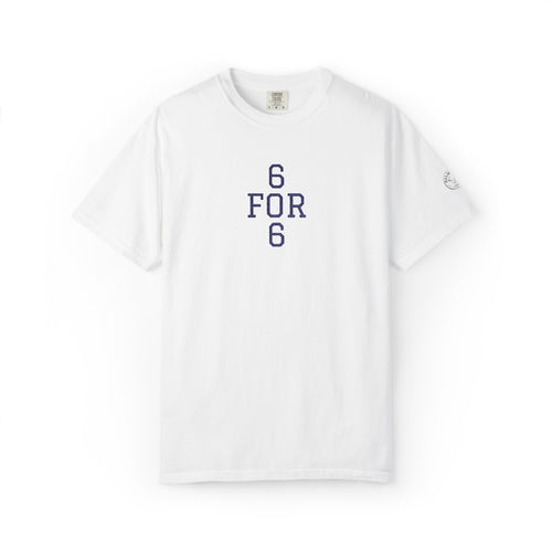 6 FOR 6 Embroidered - White