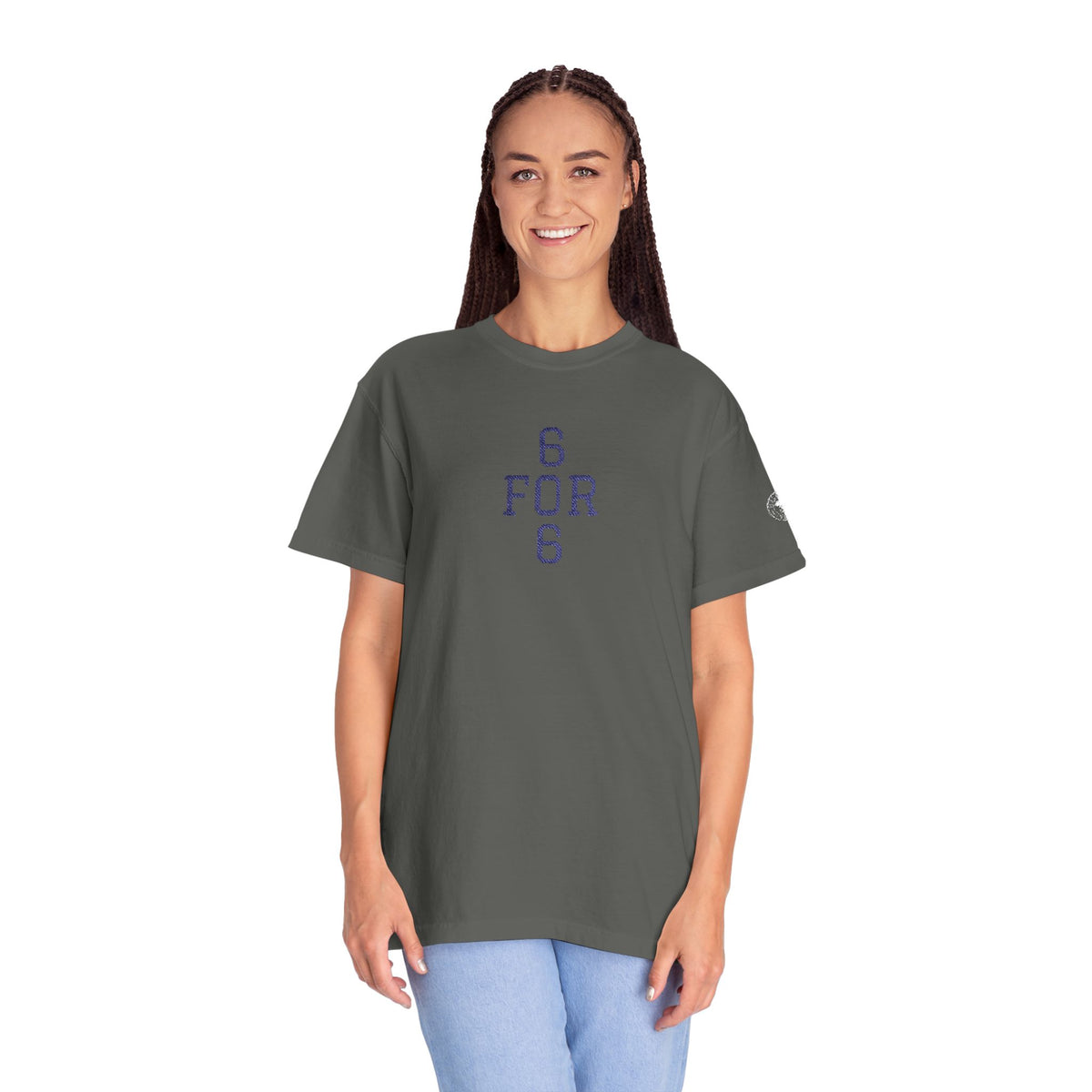 6 FOR 6 Embroidered - Pepper