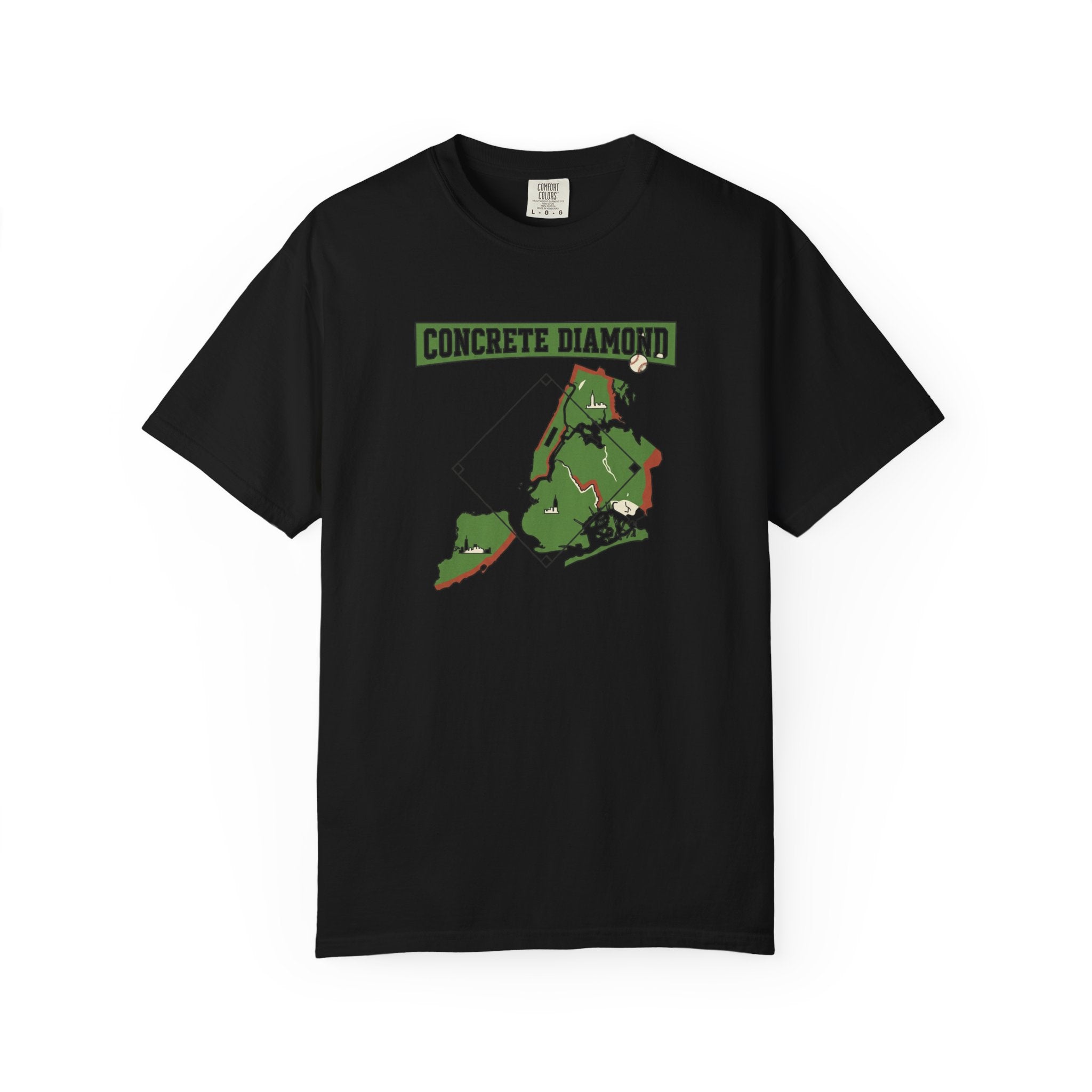 Concrete Diamond Baseball - Black