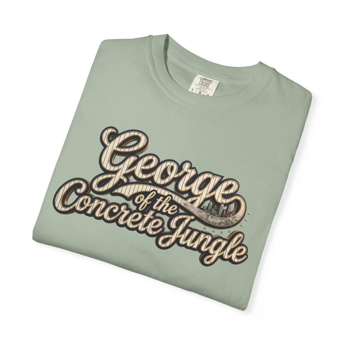 "George of the Concrete Jungle" New York Baseball Tee
