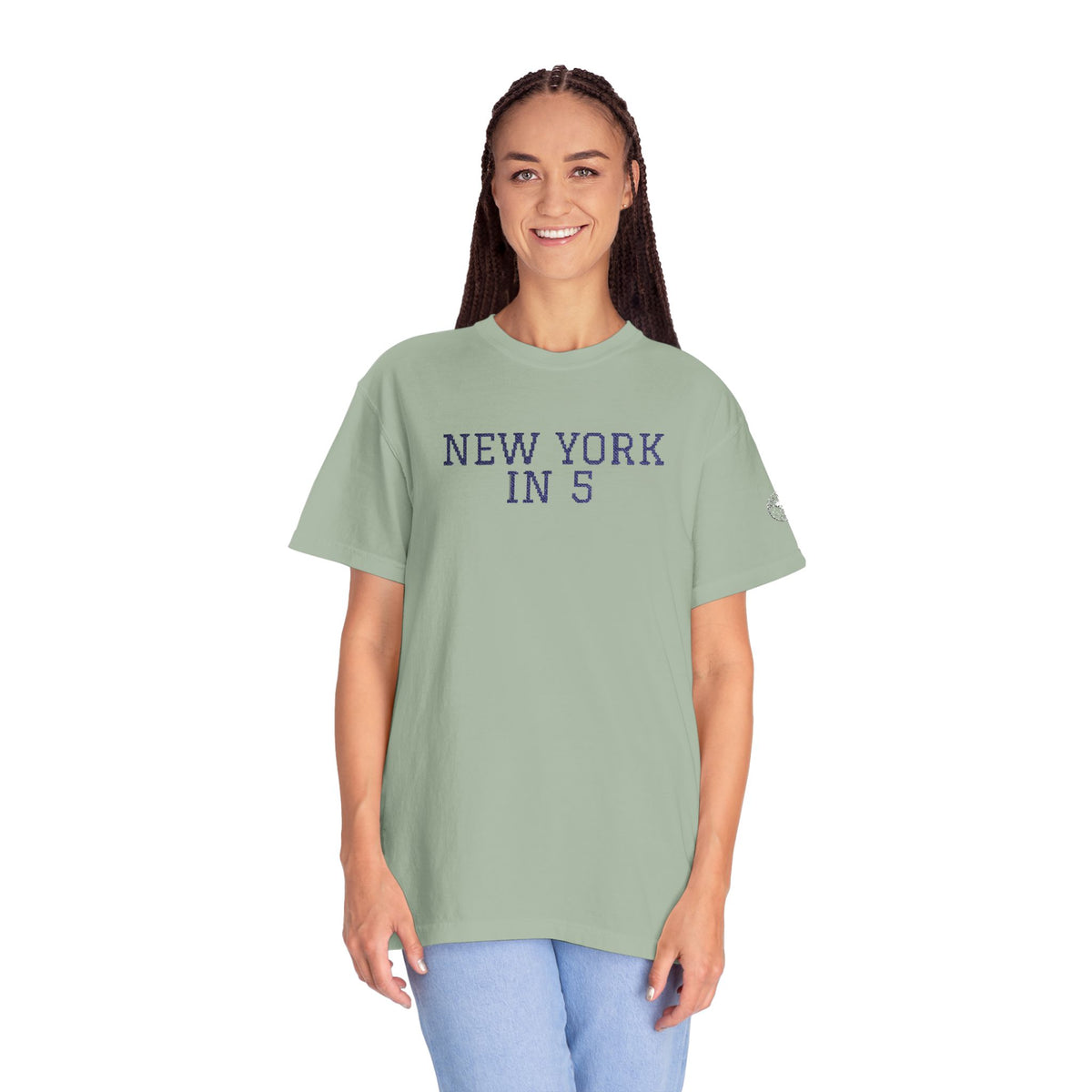 New York in 5 Embroidered - Bay