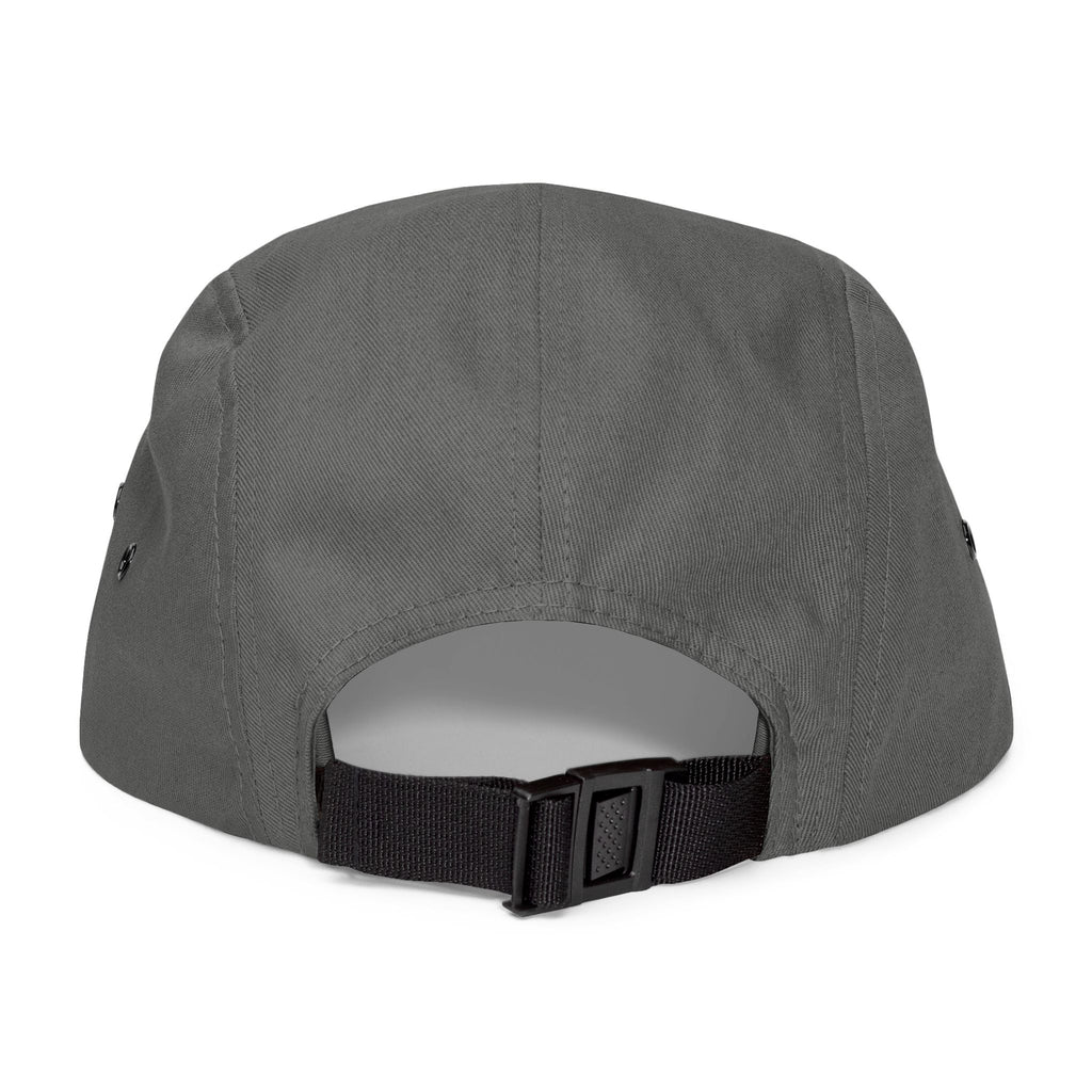 Long Island Green Embroidered 5-Panel Cap - Grey