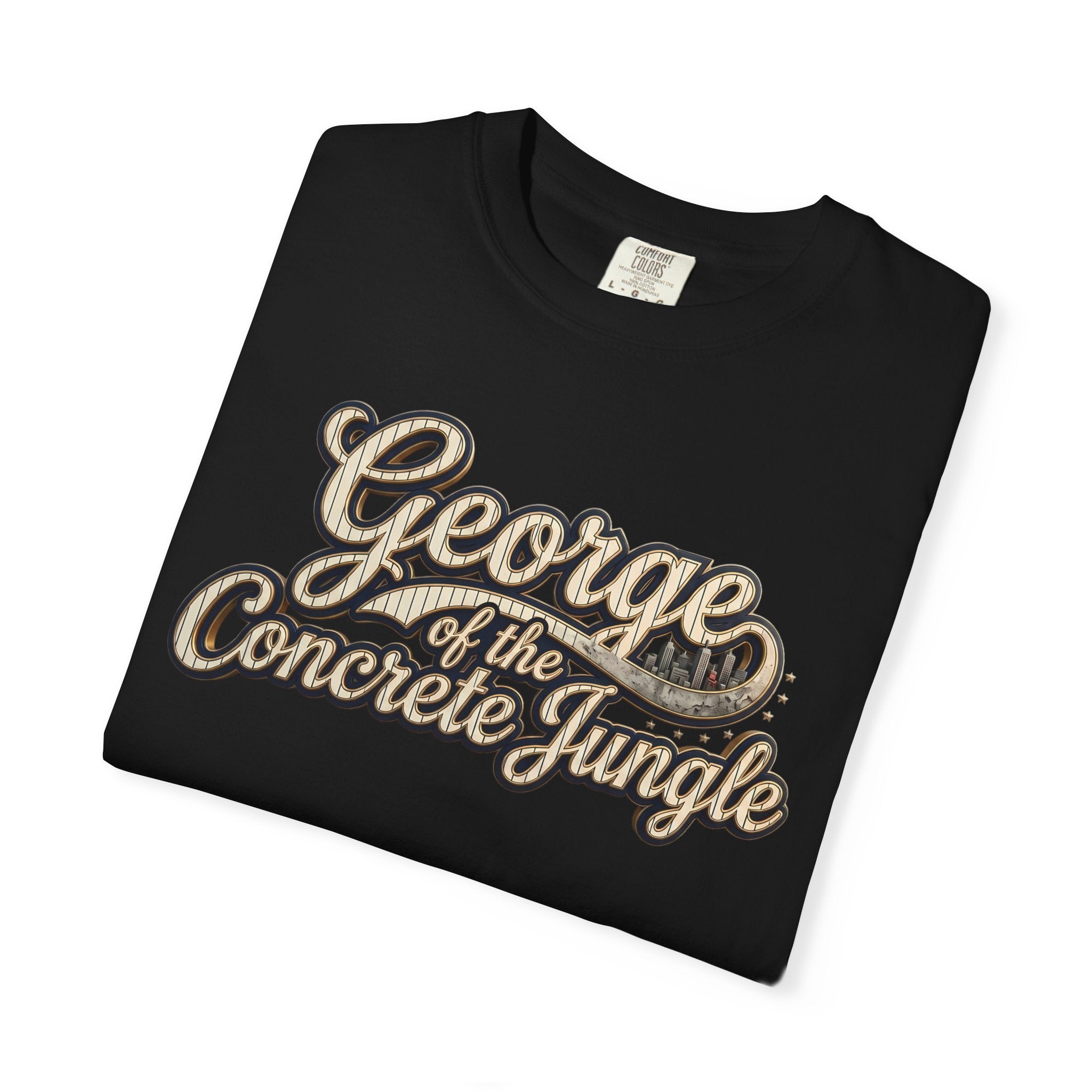 "George of the Concrete Jungle" New York Baseball Tee