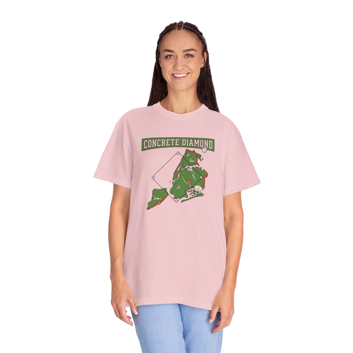 Concrete Diamond Baseball - Blossom