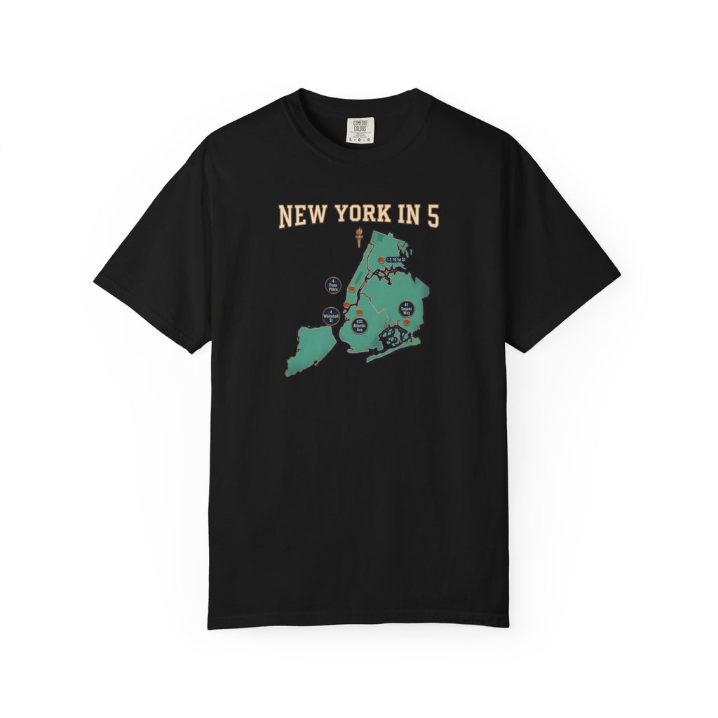 New York in 5 Boroughs Basketball - Black