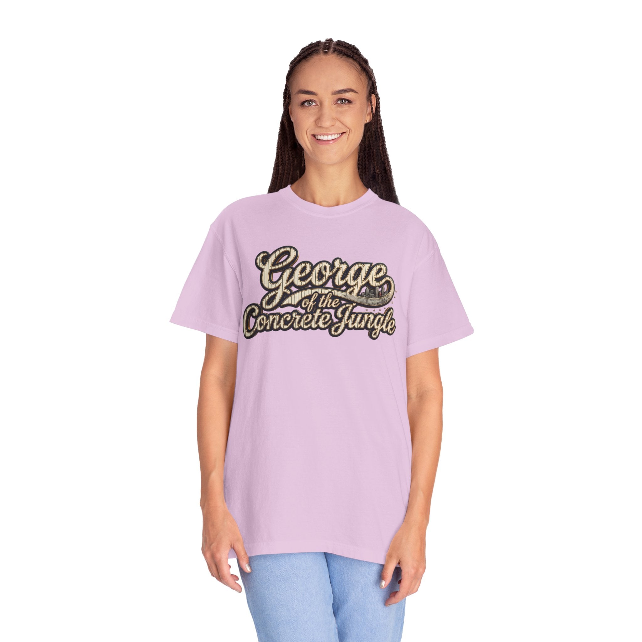 "George of the Concrete Jungle" New York Baseball Tee