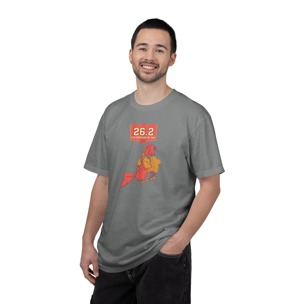 26.2 Five Boroughs One Run Marathon - Grey