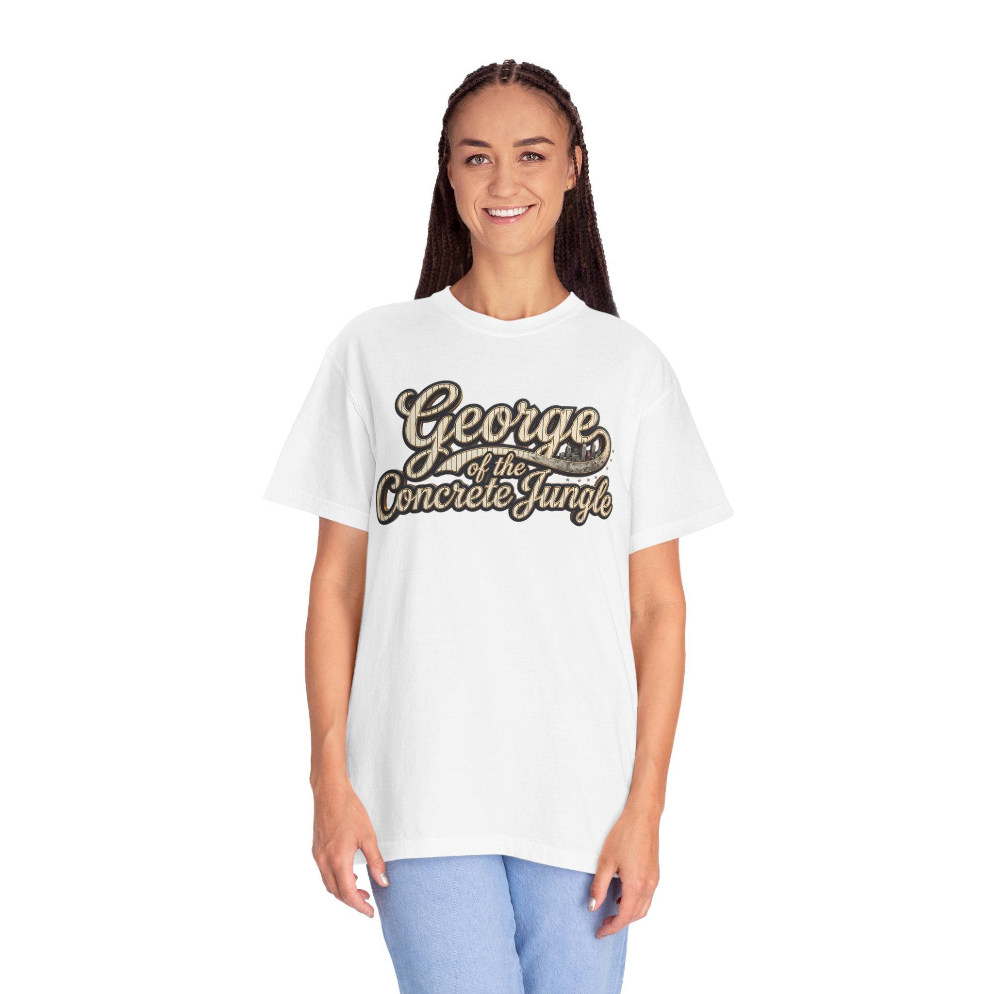 "George of the Concrete Jungle" New York Baseball Tee