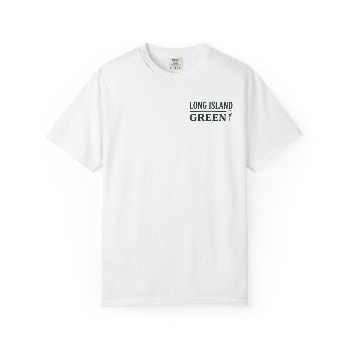Long Island Green Golf Course Map - White