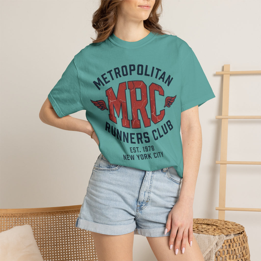 Metropolitan Runners Club "MRC" Graphic T-Shirt — Vintage NYC Running Tee