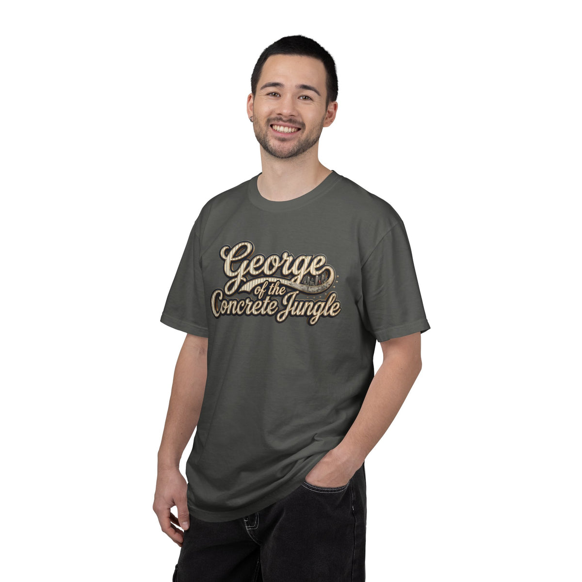 "George of the Concrete Jungle" New York Baseball Tee