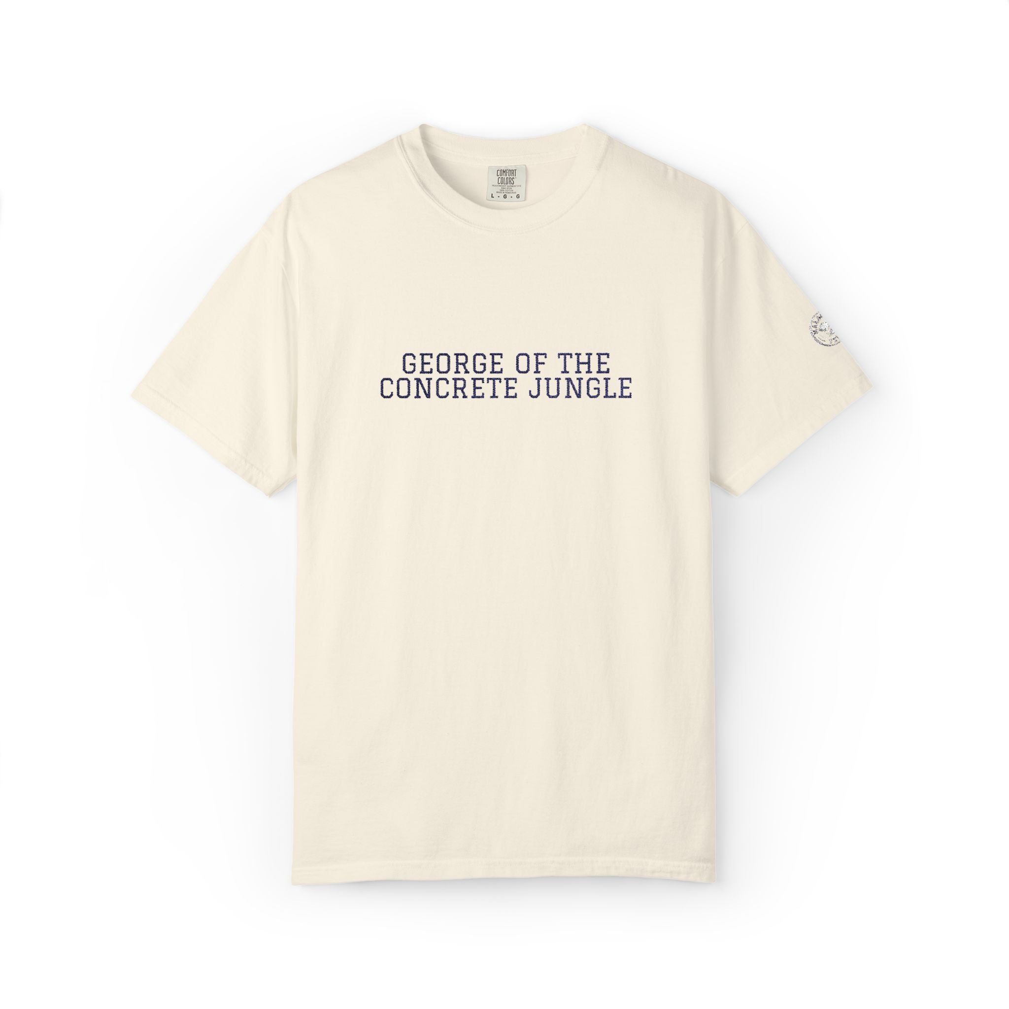 George of the Concrete Jungle Embroidered - Ivory