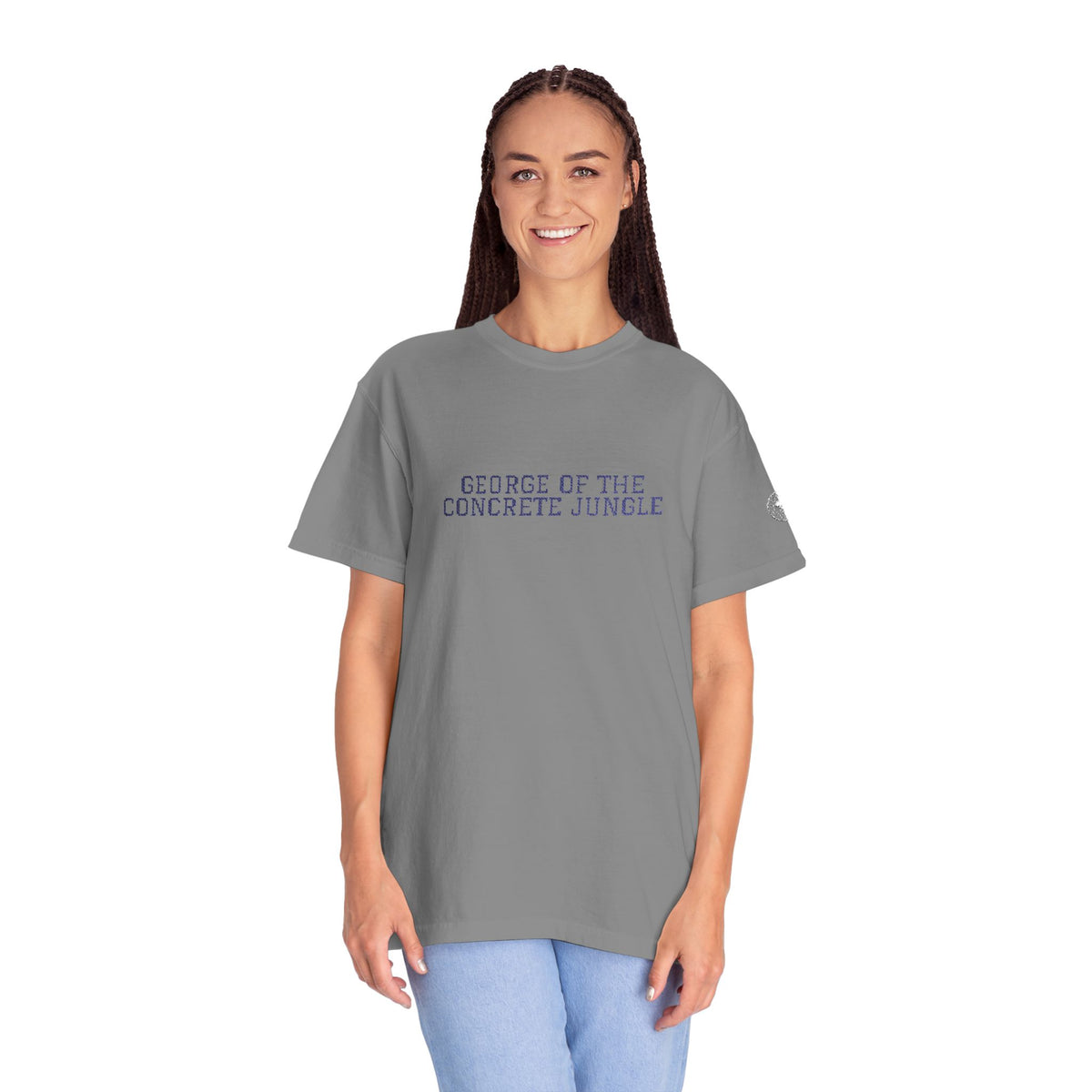 George of the Concrete Jungle Embroidered - Grey