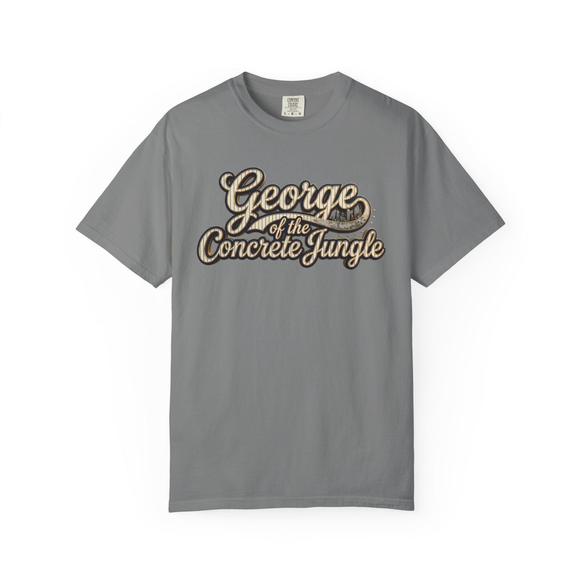 "George of the Concrete Jungle" New York Baseball Tee