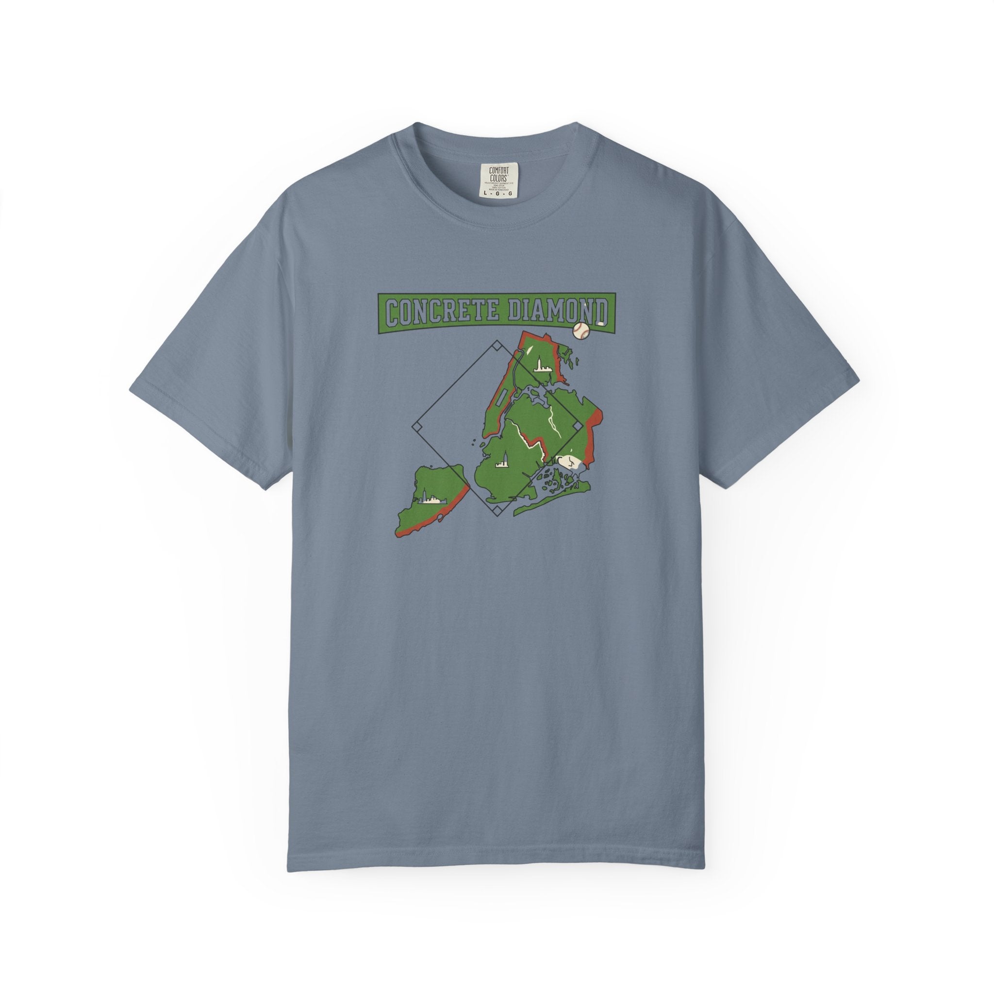 Concrete Diamond Baseball - Blue Jean