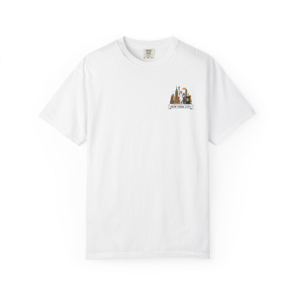 Greetings from New York City T-shirt | Vintage NYC Travel Postcard Tee