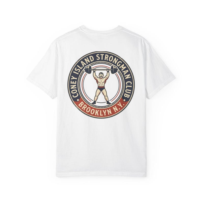 Coney Island Strongman Club T-shirt | Vintage Brooklyn Boardwalk Tee